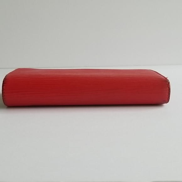 Louis Vuitton Red Epi Porte Monnaie Tresor Wallet - Picture 4 of 16